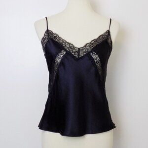 new with tags victoria's secret satin and lace luxe cami top flowy silky
